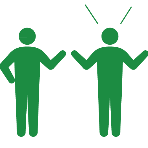 会話をする二人のイメージ