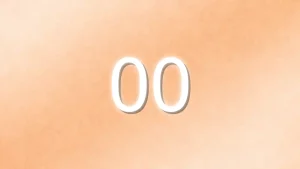 金色のエンジェルナンバー00の待ち受け画像