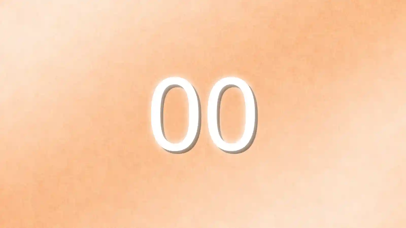 金色のエンジェルナンバー00の待ち受け画像