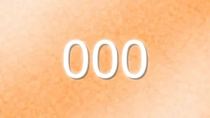 金色のエンジェルナンバー000の待ち受け画像