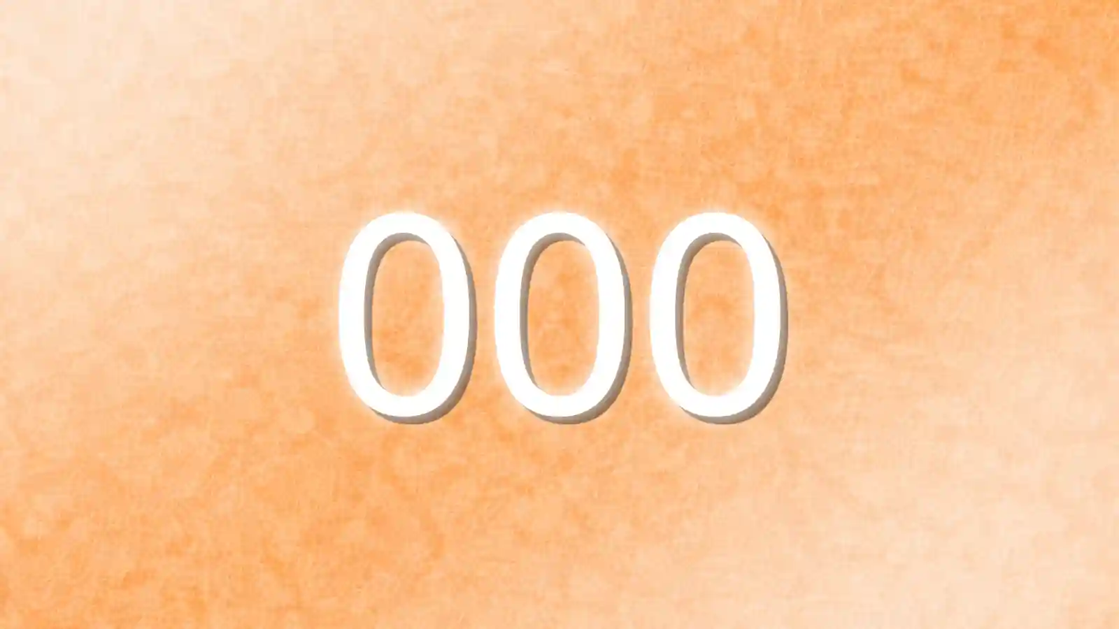 金色のエンジェルナンバー000の待ち受け画像