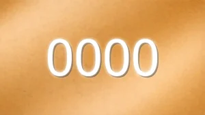 金色のエンジェルナンバー0000の待ち受け画像