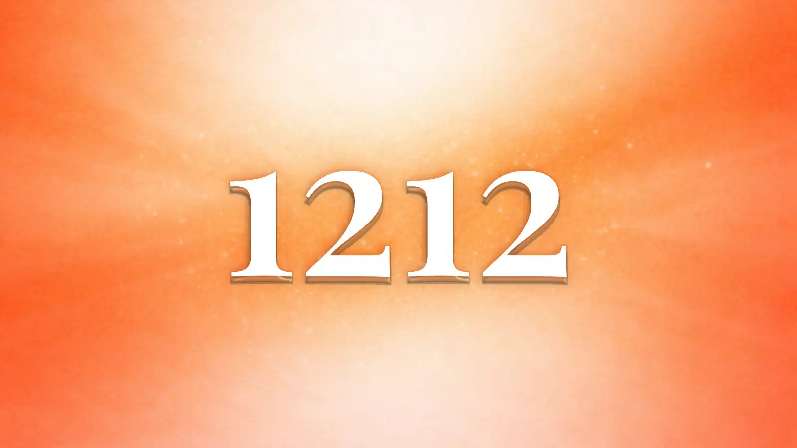 橙色のエンジェルナンバー1212の待ち受け画像