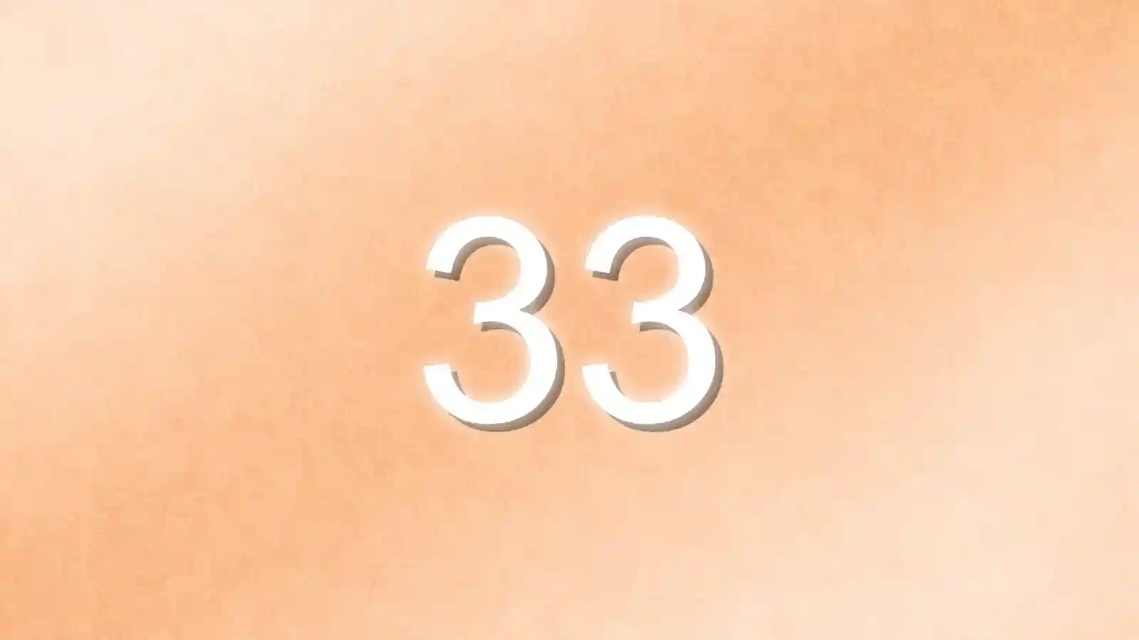 金色のエンジェルナンバー33の待ち受け画像