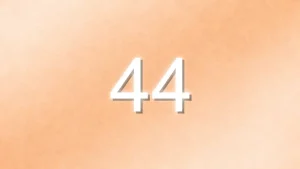 金色のエンジェルナンバー44の待ち受け画像