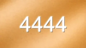 金色のエンジェルナンバー4444の待ち受け画像