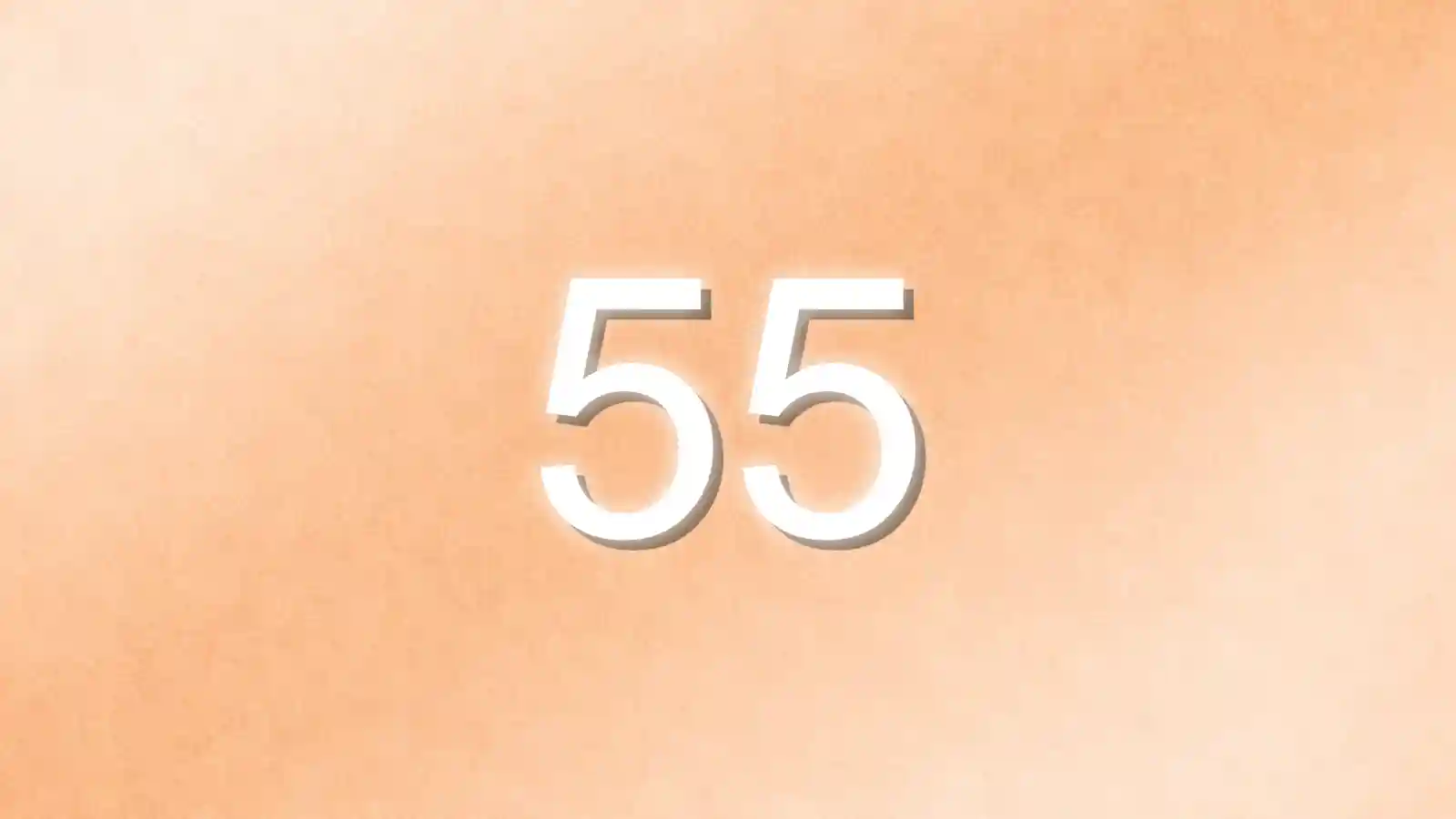 金色のエンジェルナンバー55の待ち受け画像