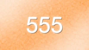 金色のエンジェルナンバー555の待ち受け画像