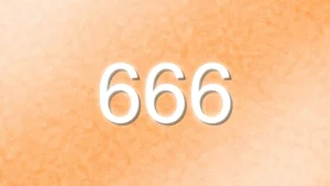 金色背景の白いエンジェルナンバー666のおしゃれな待ち受け壁紙