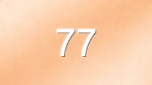 金色のエンジェルナンバー77の待ち受け画像