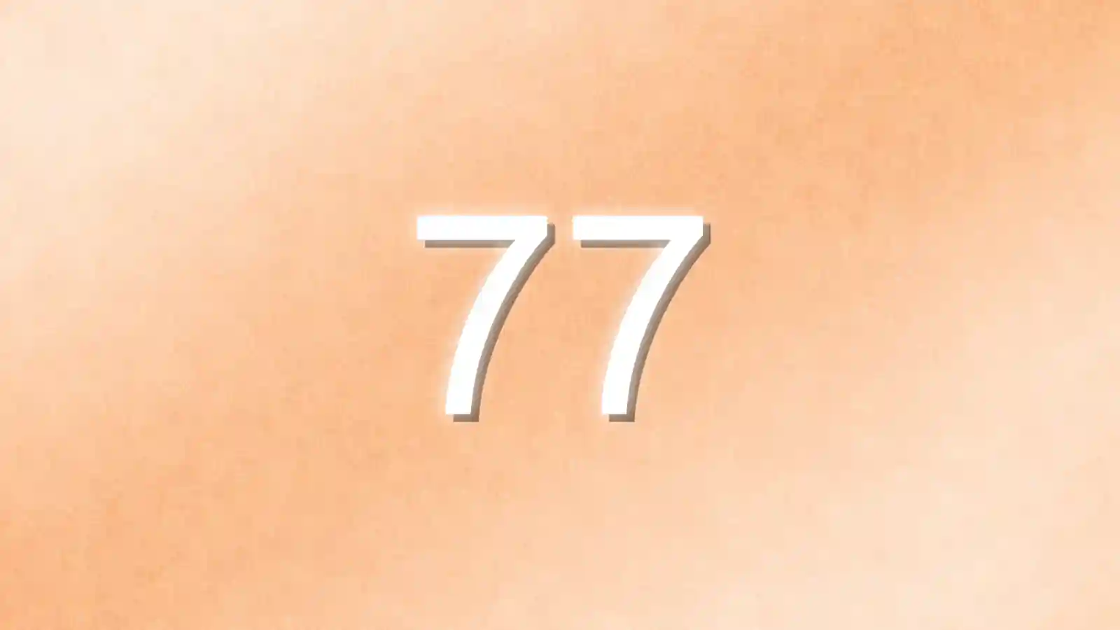 金色のエンジェルナンバー77の待ち受け画像