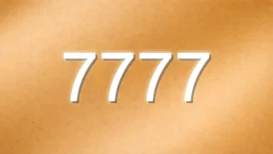 金色のエンジェルナンバー7777の待ち受け画像