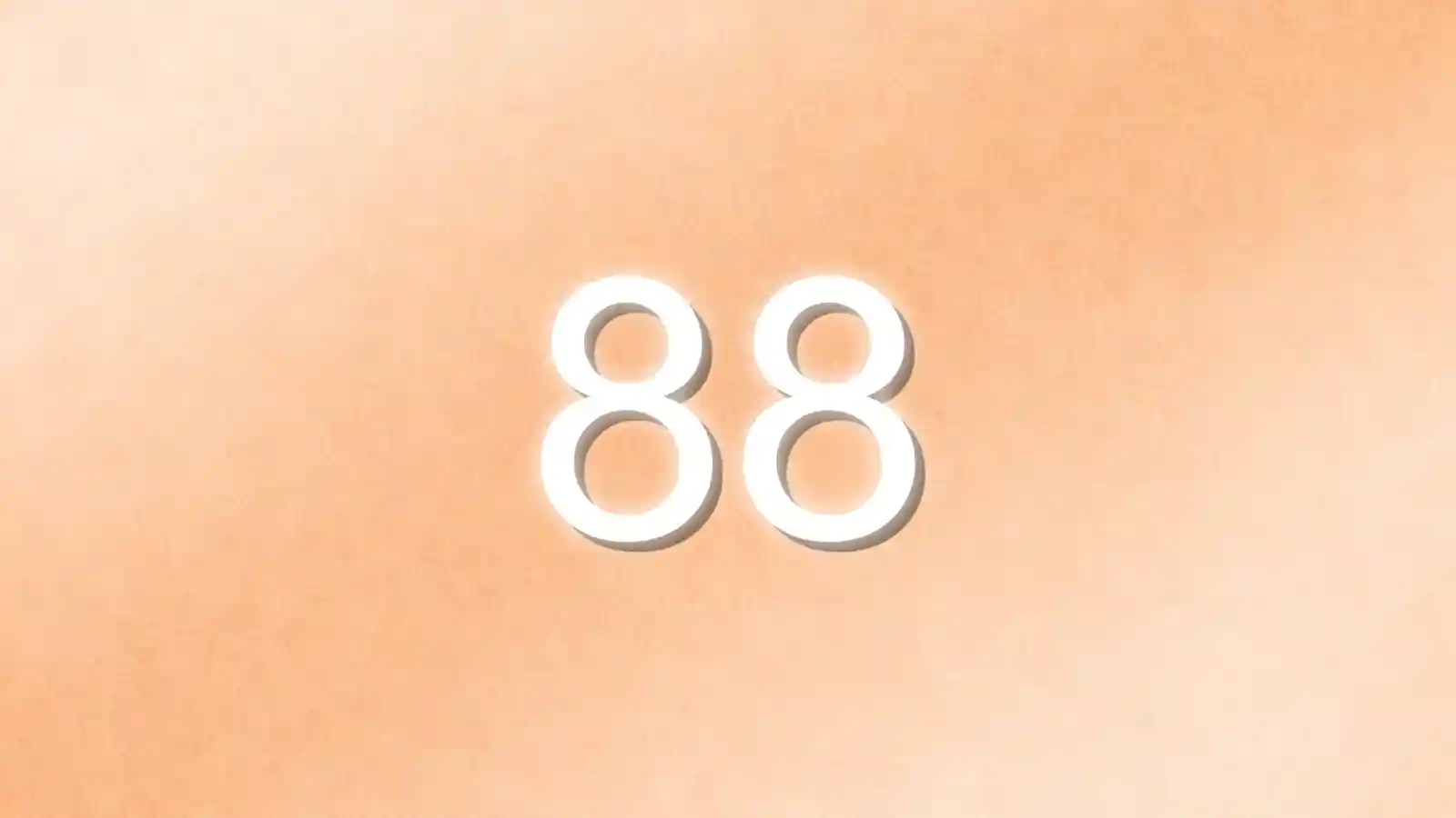金色のエンジェルナンバー88の待ち受け画像
