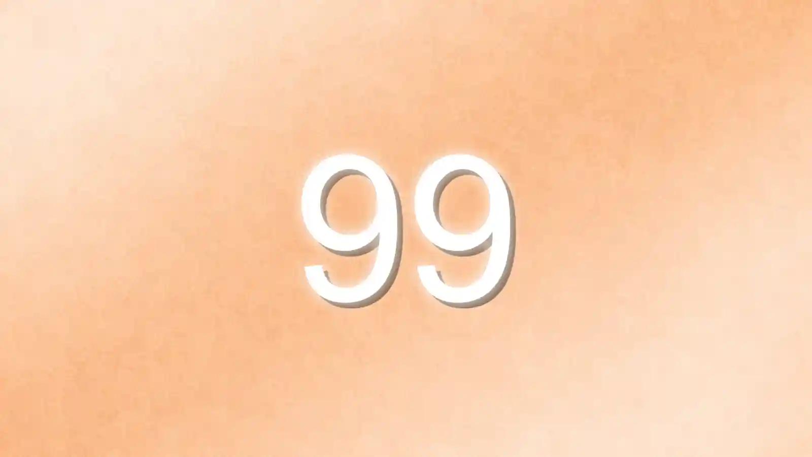 金色のエンジェルナンバー99の待ち受け画像