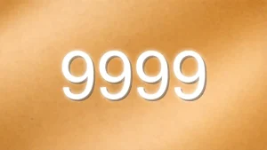 金色のエンジェルナンバー9999の待ち受け画像