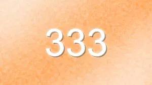 金色のエンジェルナンバー333の待ち受け画像