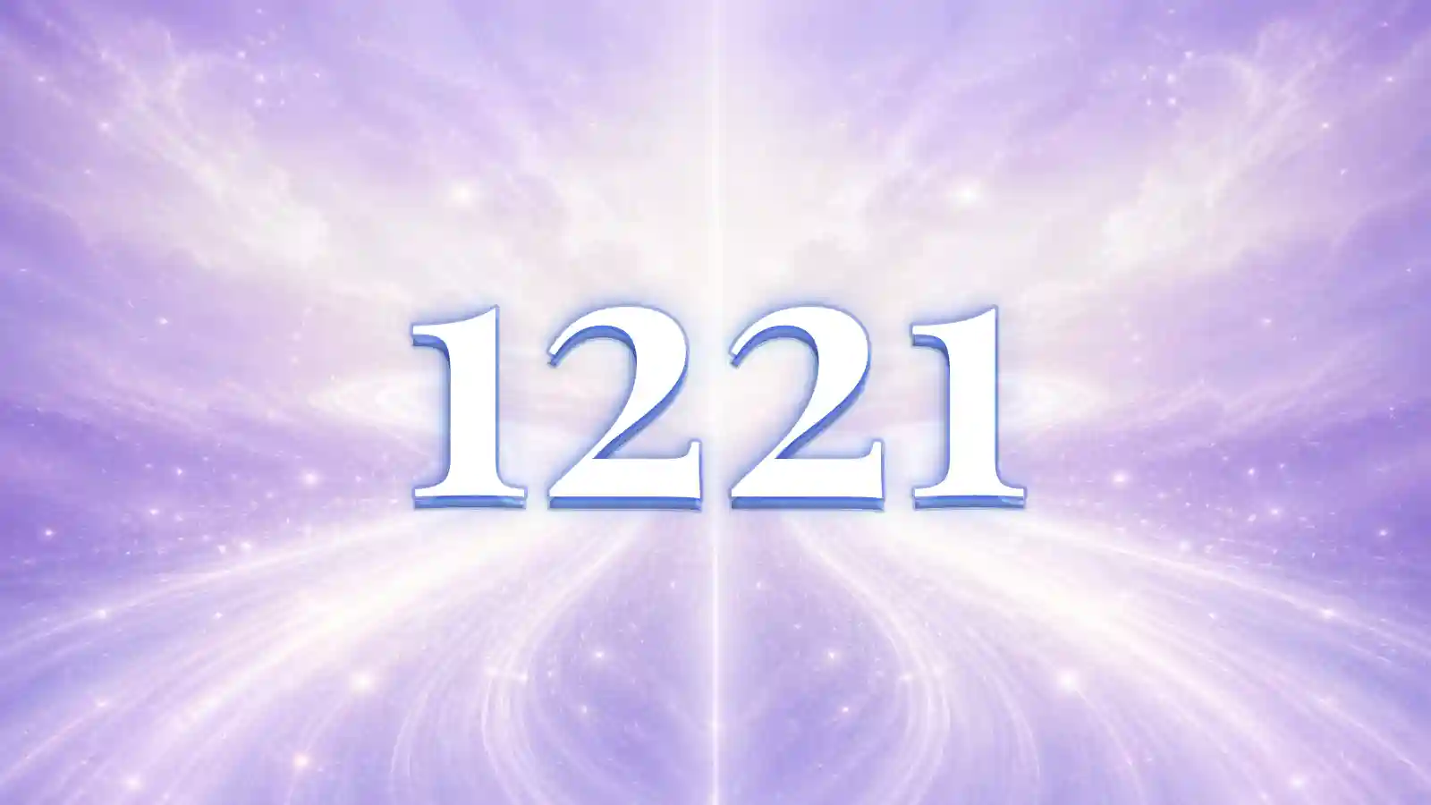 紫色のエンジェルナンバー1221の待ち受け画像