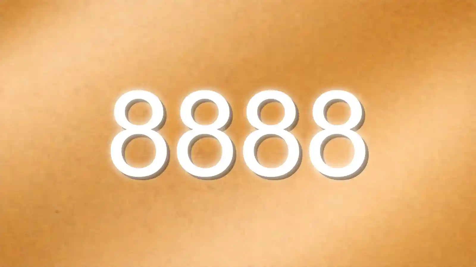 金色の背景に白いエンジェルナンバー8888のかわいい待ち受け壁紙